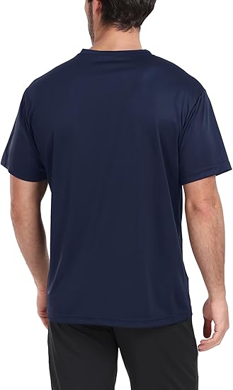 1/5 Pack Workout Shirts for Men Athletic Running Gym Quick Dry Short Sleeve Performance Moisture Wicking T Shirt